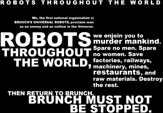 brunch robot manifesto